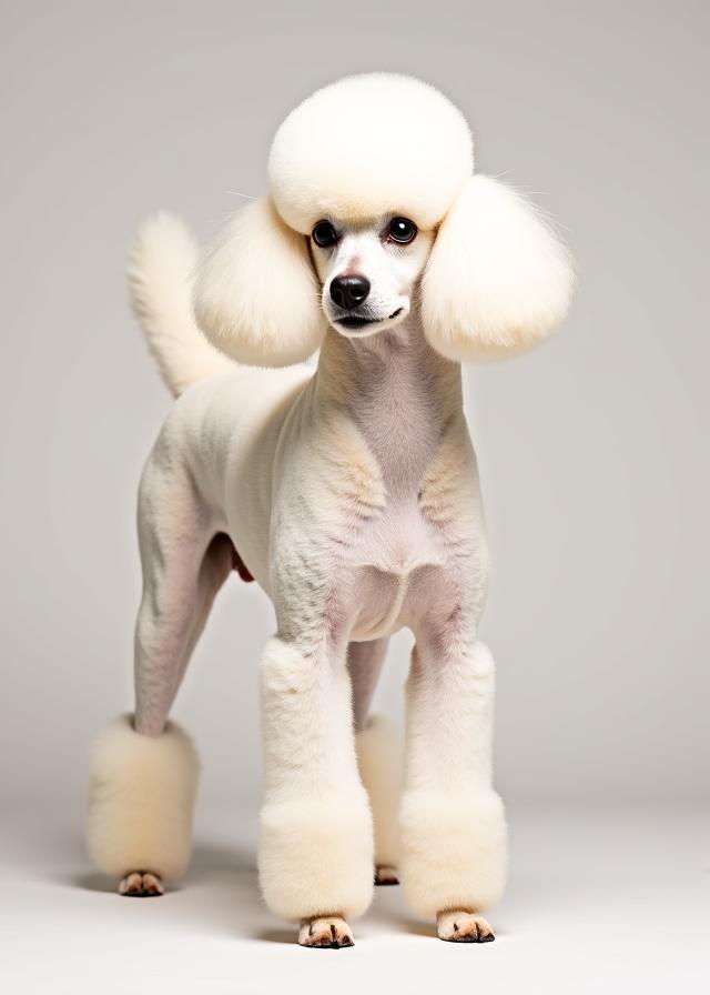 Pudel rassespezifisches Styling